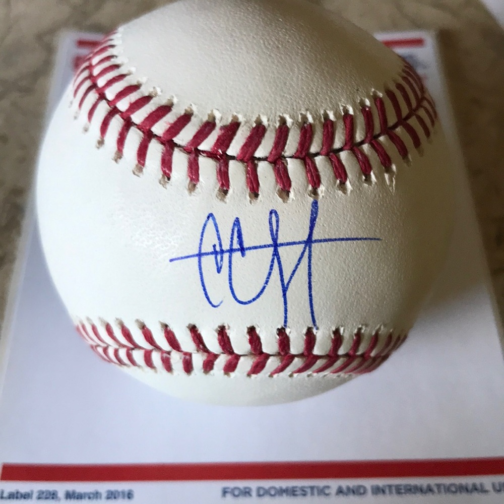 Autographed CC Sabathia Baseball